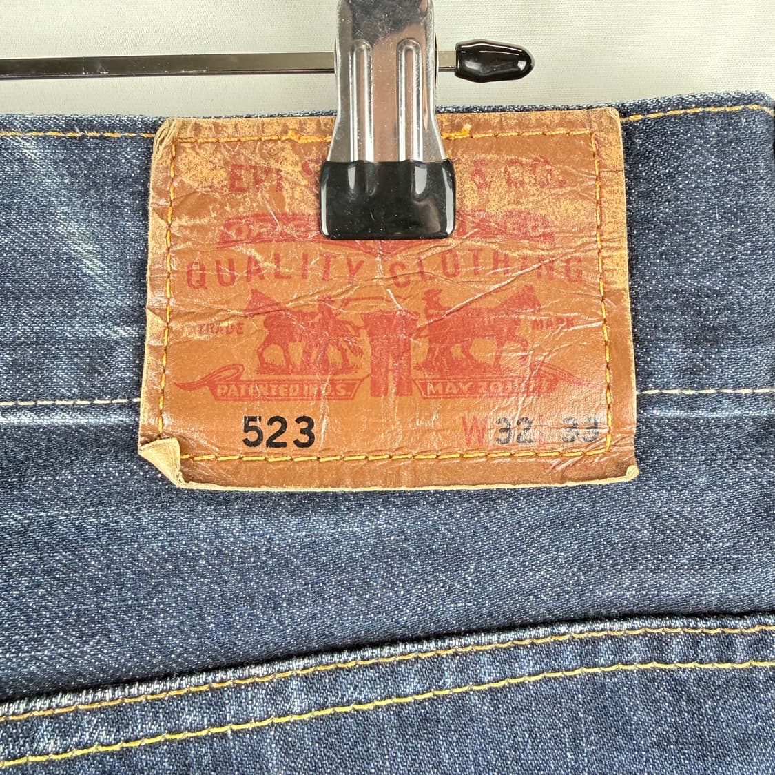 (32/33) 리바이스 523 스트레이트 핏 진청 데님 팬츠 상품이미지4