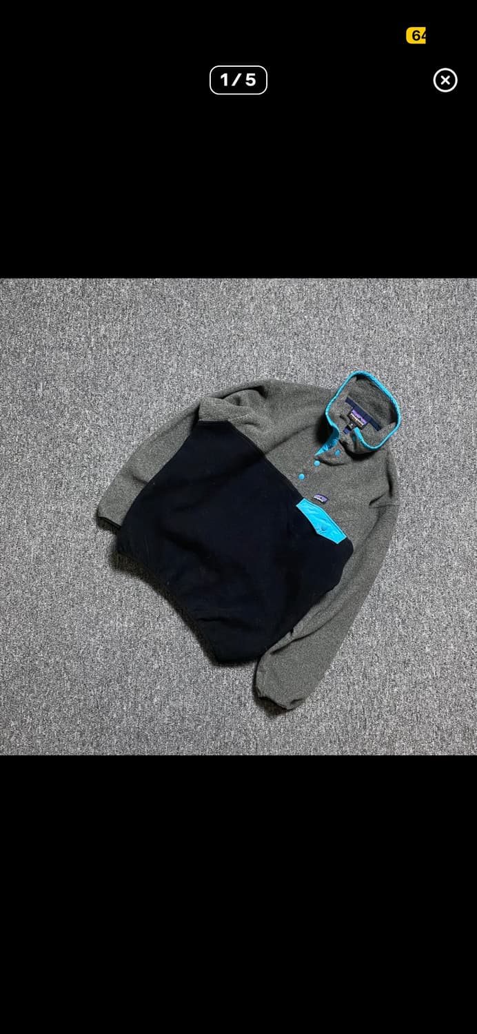 파타고니아 신칠라 (블랙/블루) 상품이미지1