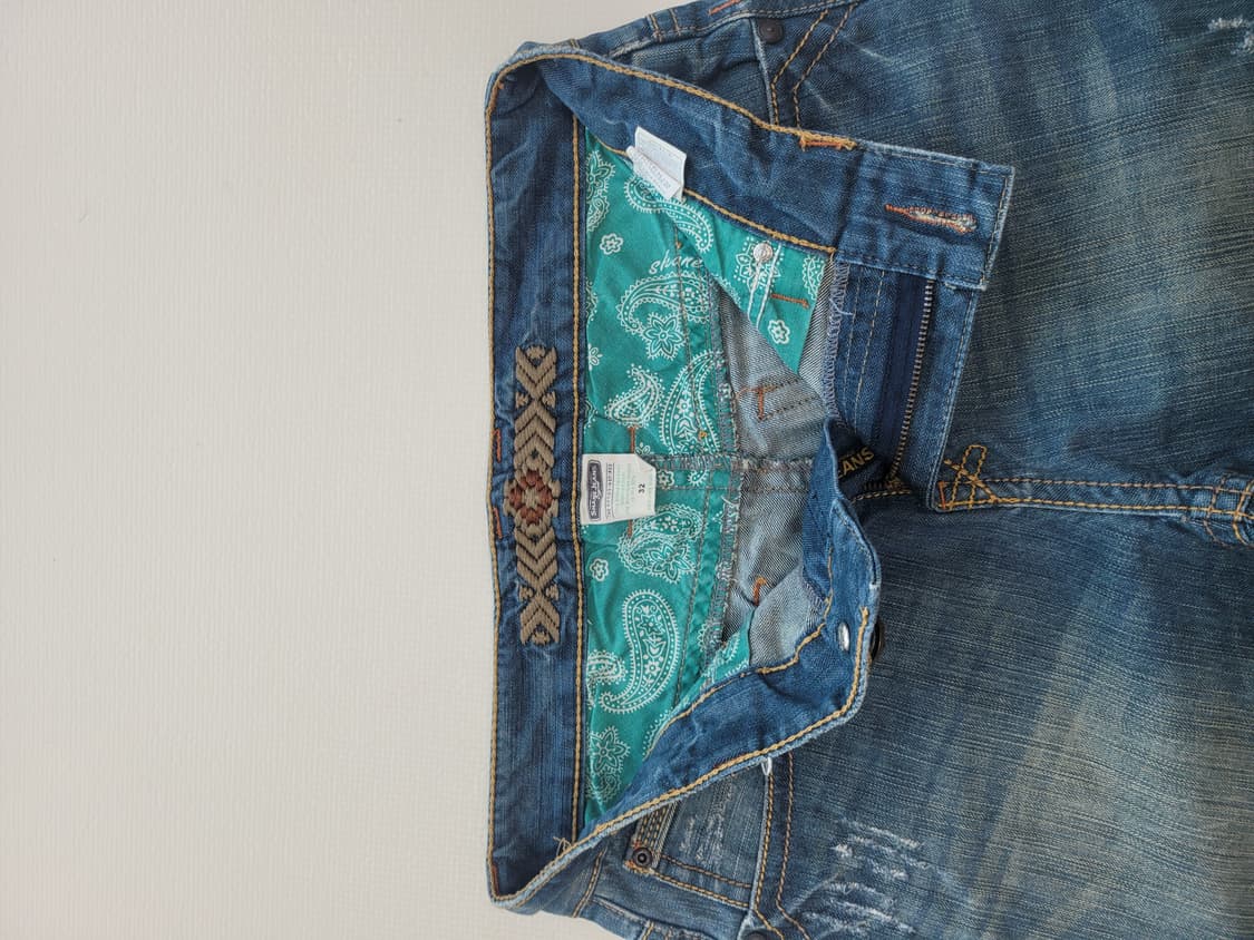 쉐인 Shane 남자 슬럽 7부 청바지 32 오션블루 상품이미지5