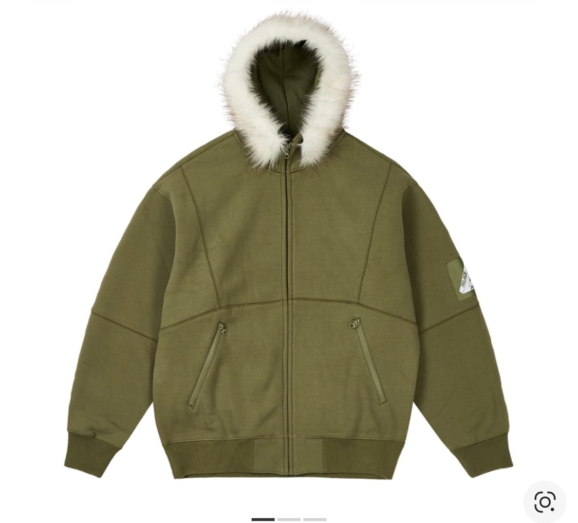 팔라스 아크틱 퍼 후드 후디 딥그린 카키 아우터 XL 상품이미지1