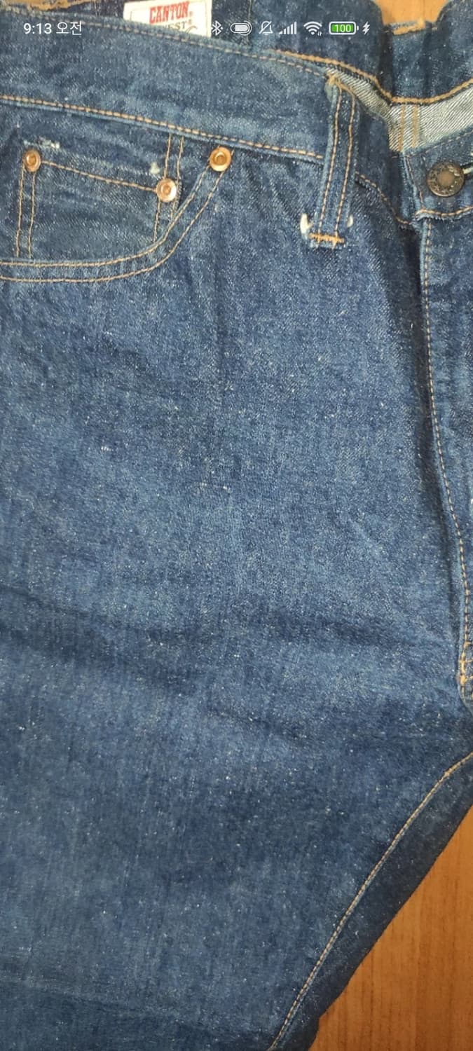 60~70s canton x west 셀비지 상품이미지5