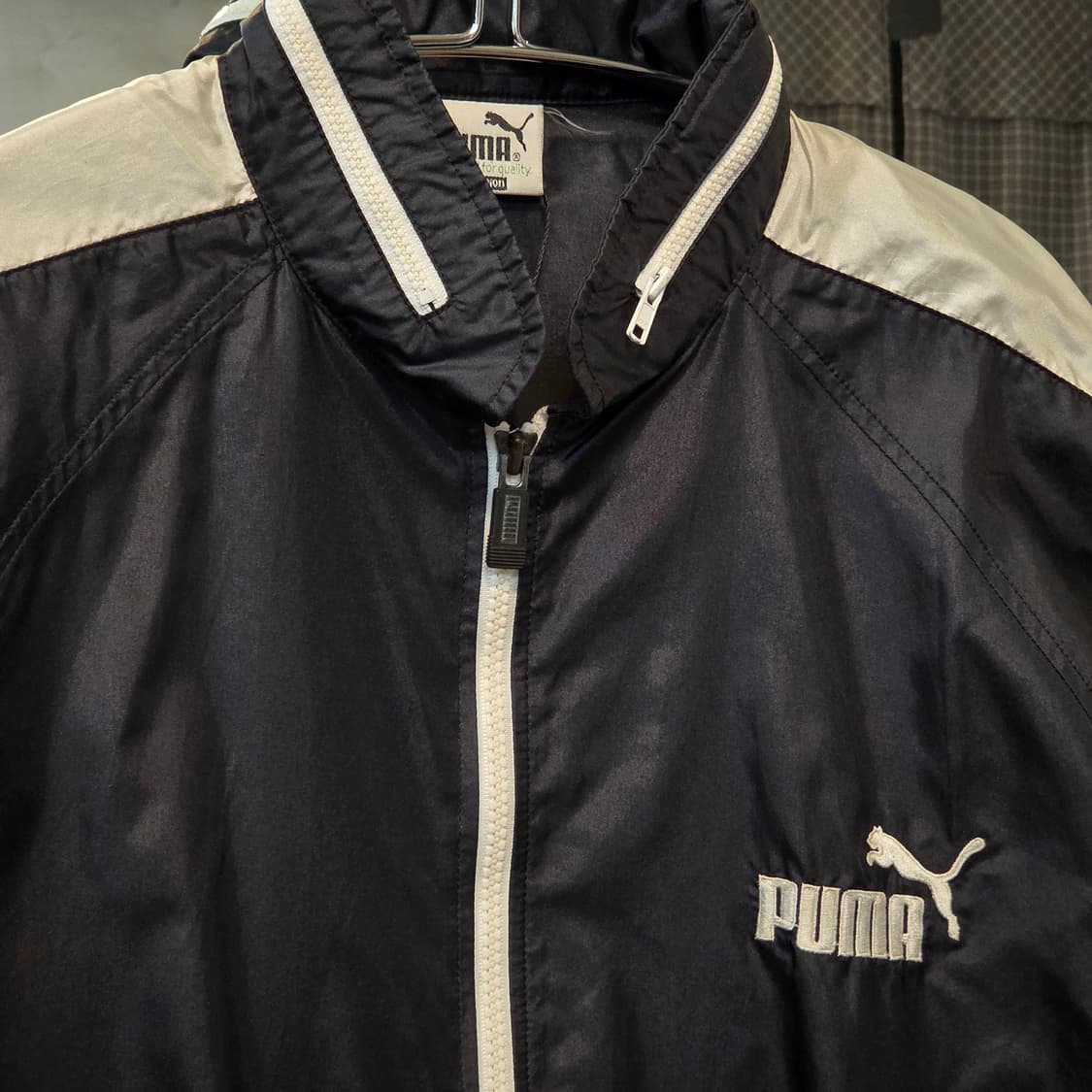 푸마 JPN 블랙 배색 바람막이 상품이미지2