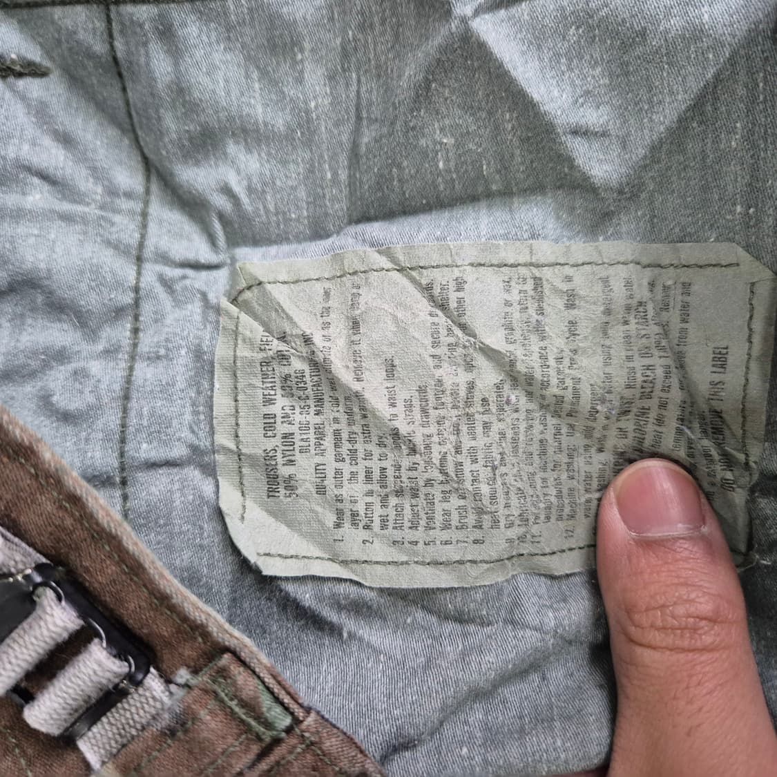 80's 미군 US ARMY  우드랜드 M65 필드팬츠 M/R 상품이미지6