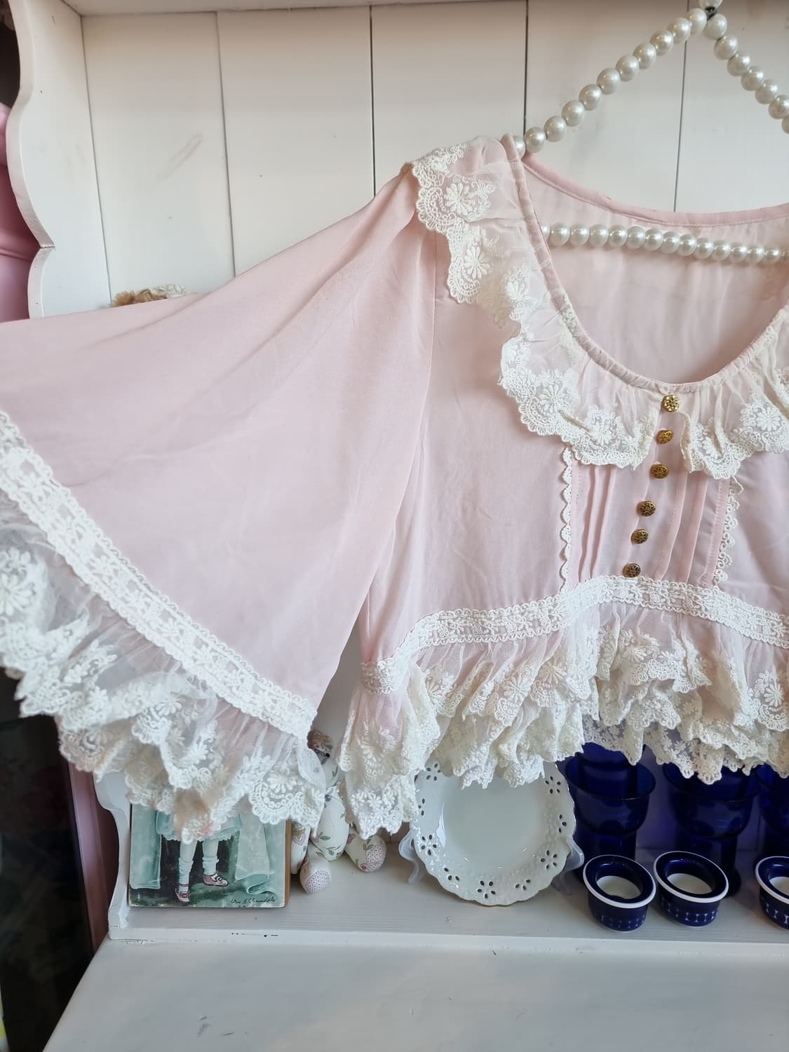 리즈리사케이프 블라우스 상품이미지4