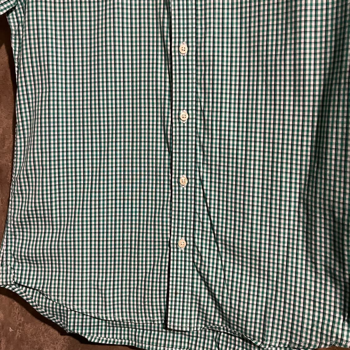 라코스테 반팔 체크셔츠 상품이미지3