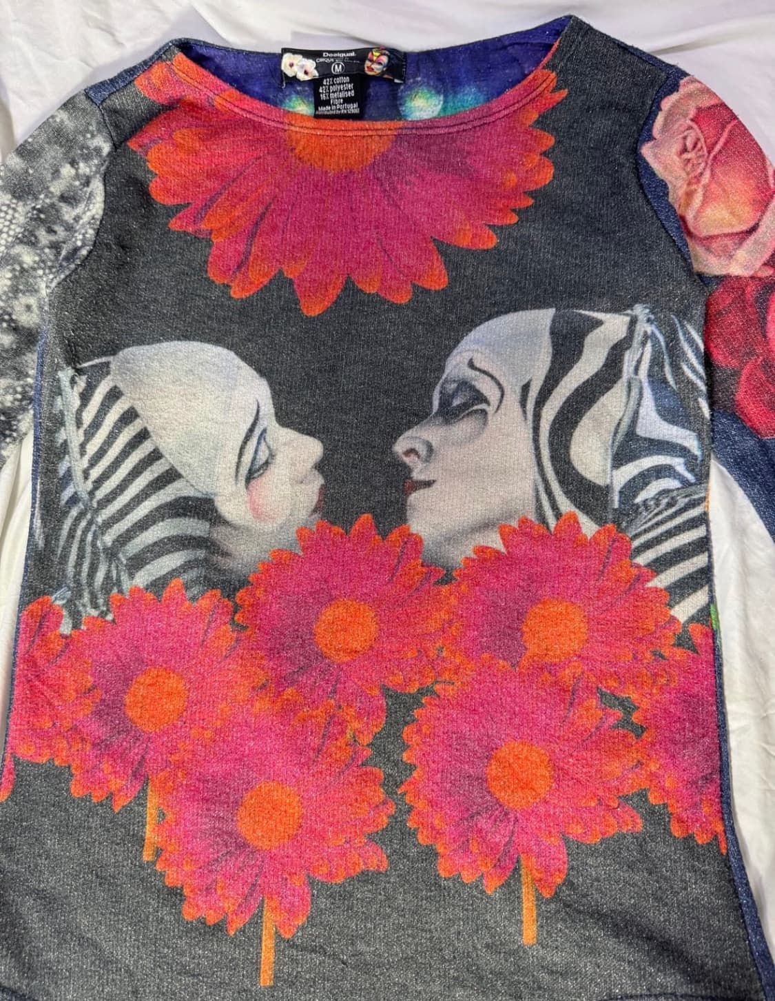 데시구알 Desigual 마임 플라워 프린팅 롱슬리브 상품이미지3