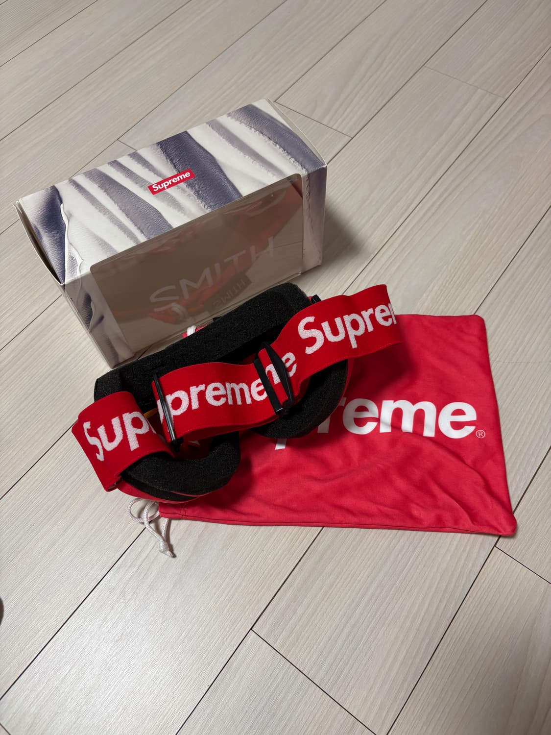 슈프림 스미스 스노우 고글 레드 상품이미지4