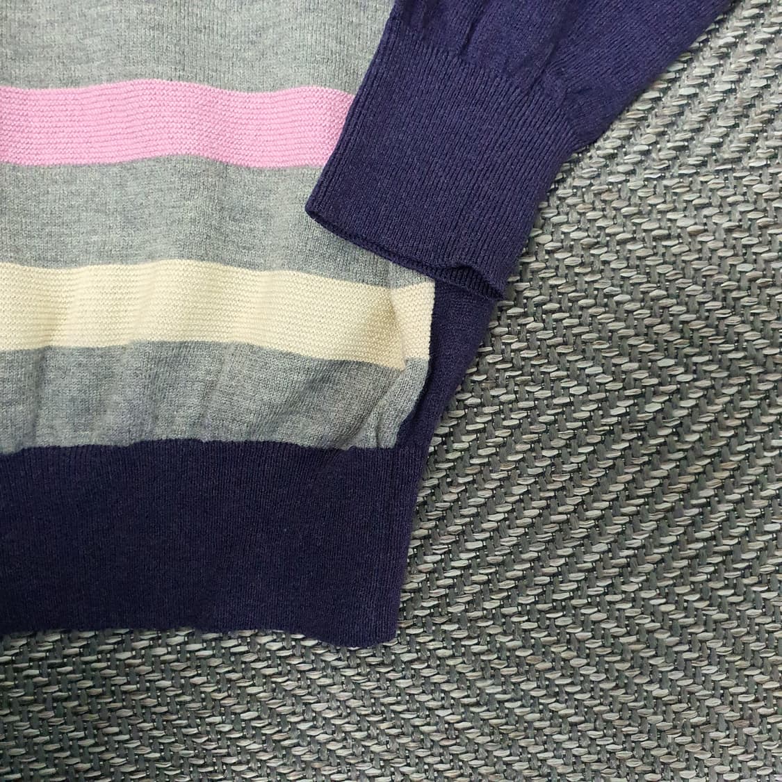 코오롱 잭니클라우스 반집업 울100 니트 남자105 상품이미지4