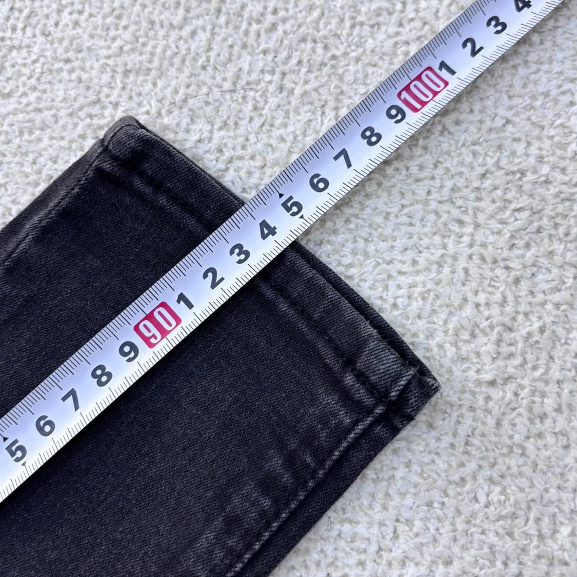 70(28) 게스 블랙 슬림핏 데님 팬츠 0428E 상품이미지6