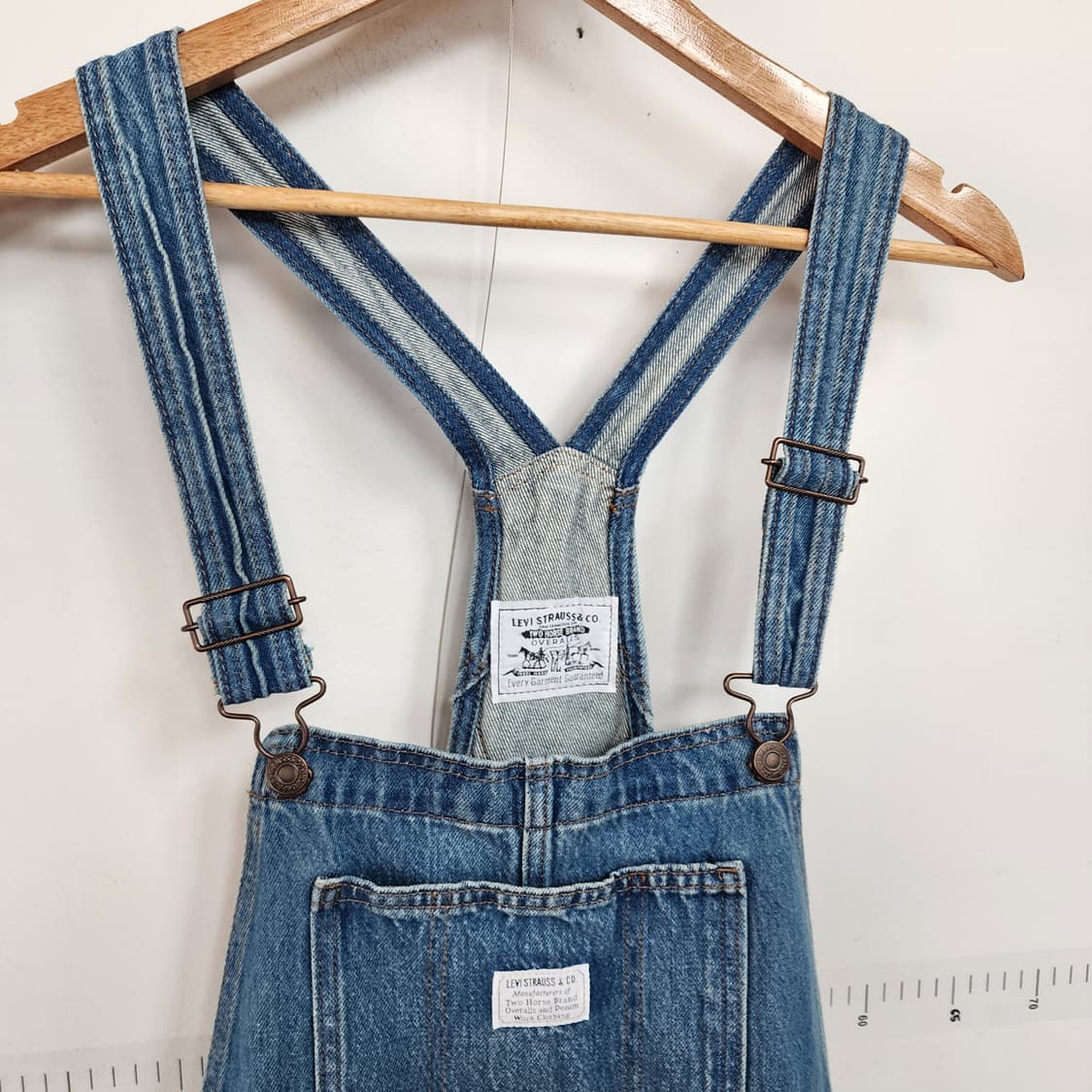 리바이스 데님 오버롤 청멜빵바지 상품이미지2