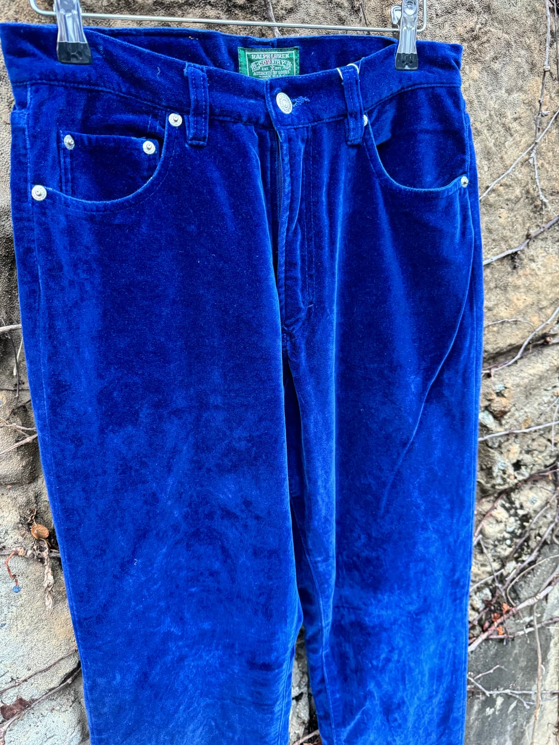 80s rrl 폴로 컨트리 made in usa 빈티지 벨벳 팬츠 상품이미지4