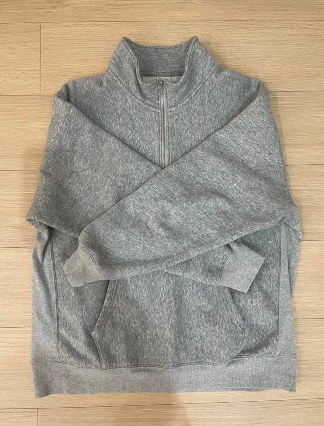 카키스 하프집업 3사이즈 상품이미지3