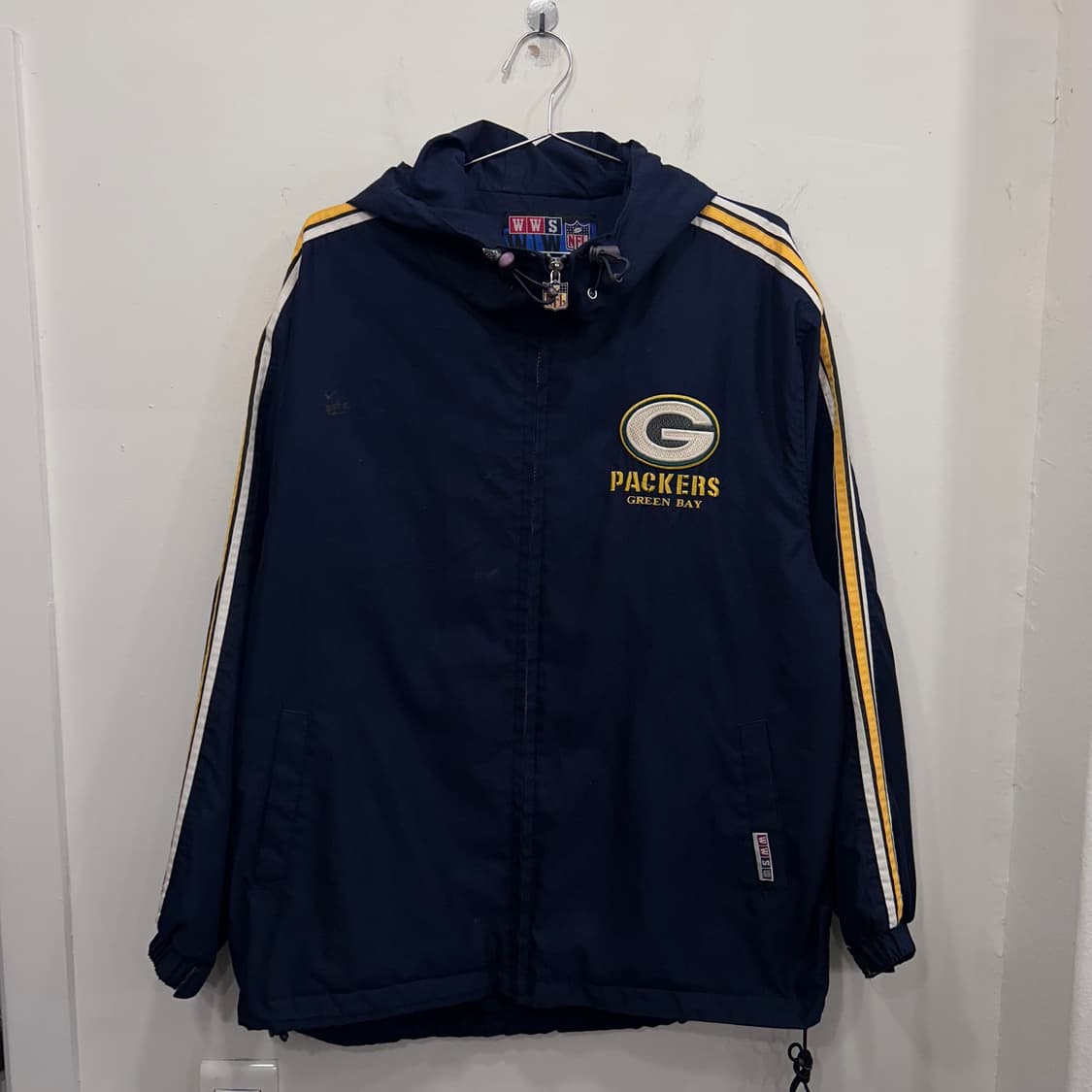 NFL 빈티지 그린베이패커스 후드 바람막이 상품이미지2