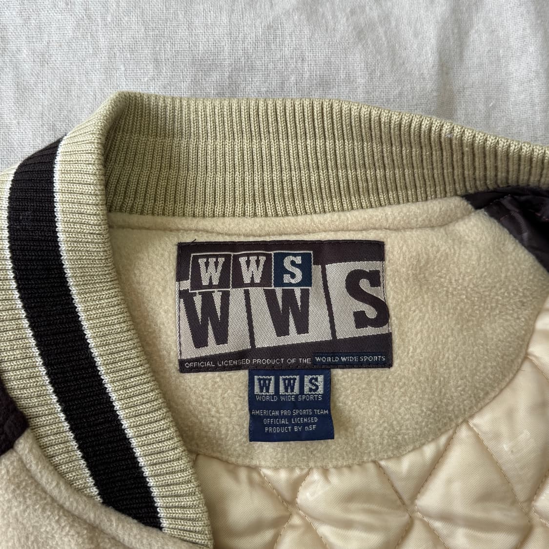 MLB was 디트로이트 울 누빔 봄버 105 상품이미지6