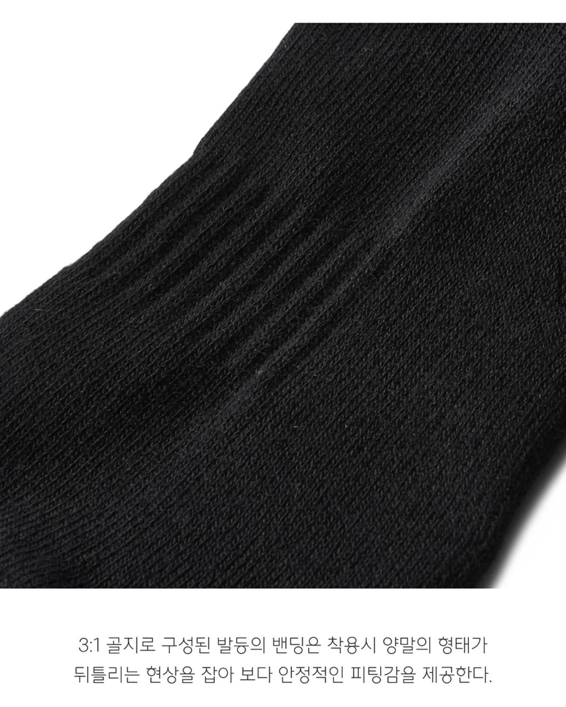 (새상품) 무신사 스탠다드 무탠다드 스포츠 삭스 7팩 블랙 S사이즈 상품이미지7