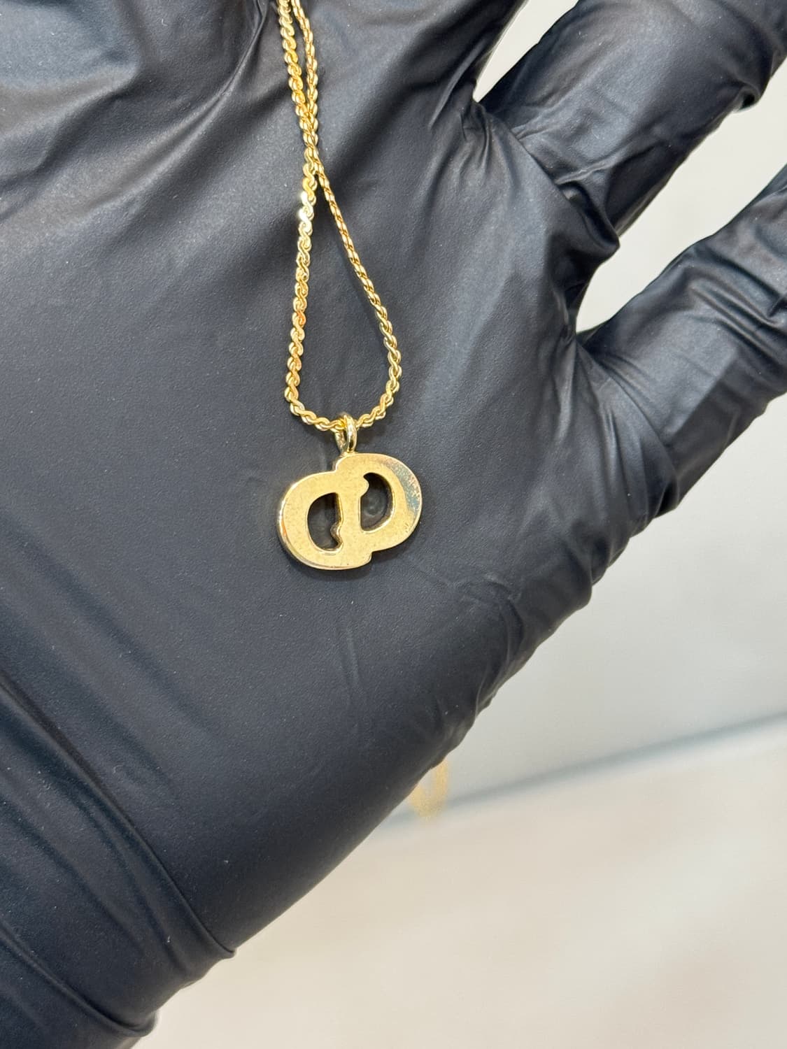 디올 CD 펜던트 네크리스 목걸이  상품이미지4