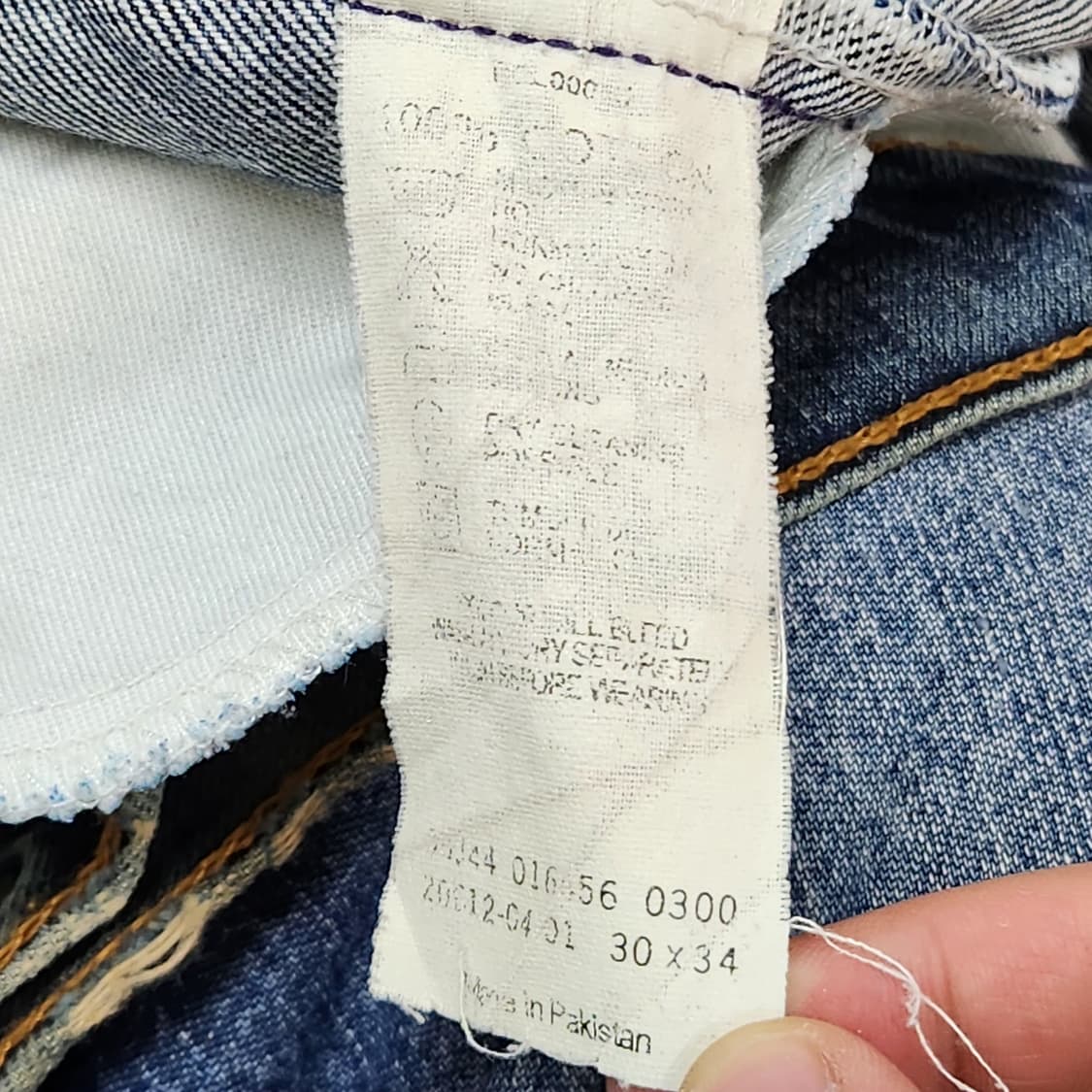 90s Levi's vintage 612 오렌지 탭 데님 진 30 상품이미지5