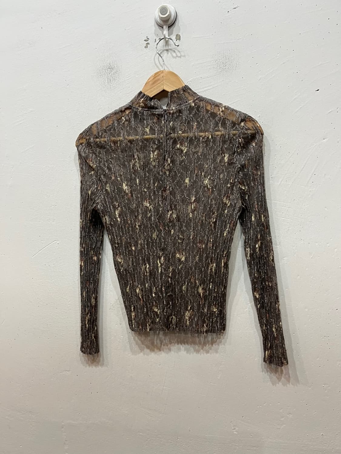 Made in JAPAN 씨스루 플리츠 탑  상품이미지4