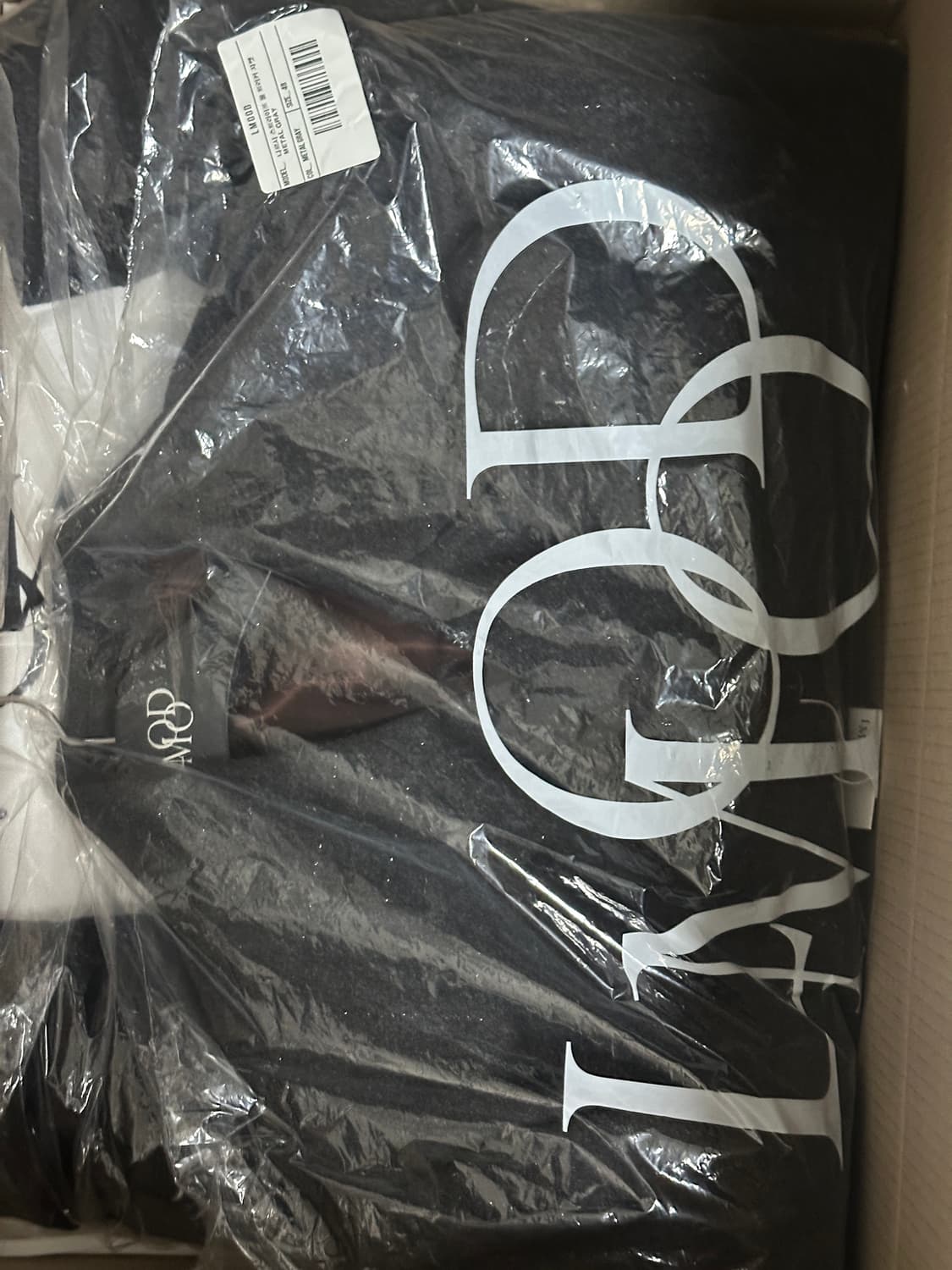 엘무드 나르시 스트라이프 울 트러커 자켓 메탈그레이 48사이즈 상품이미지5