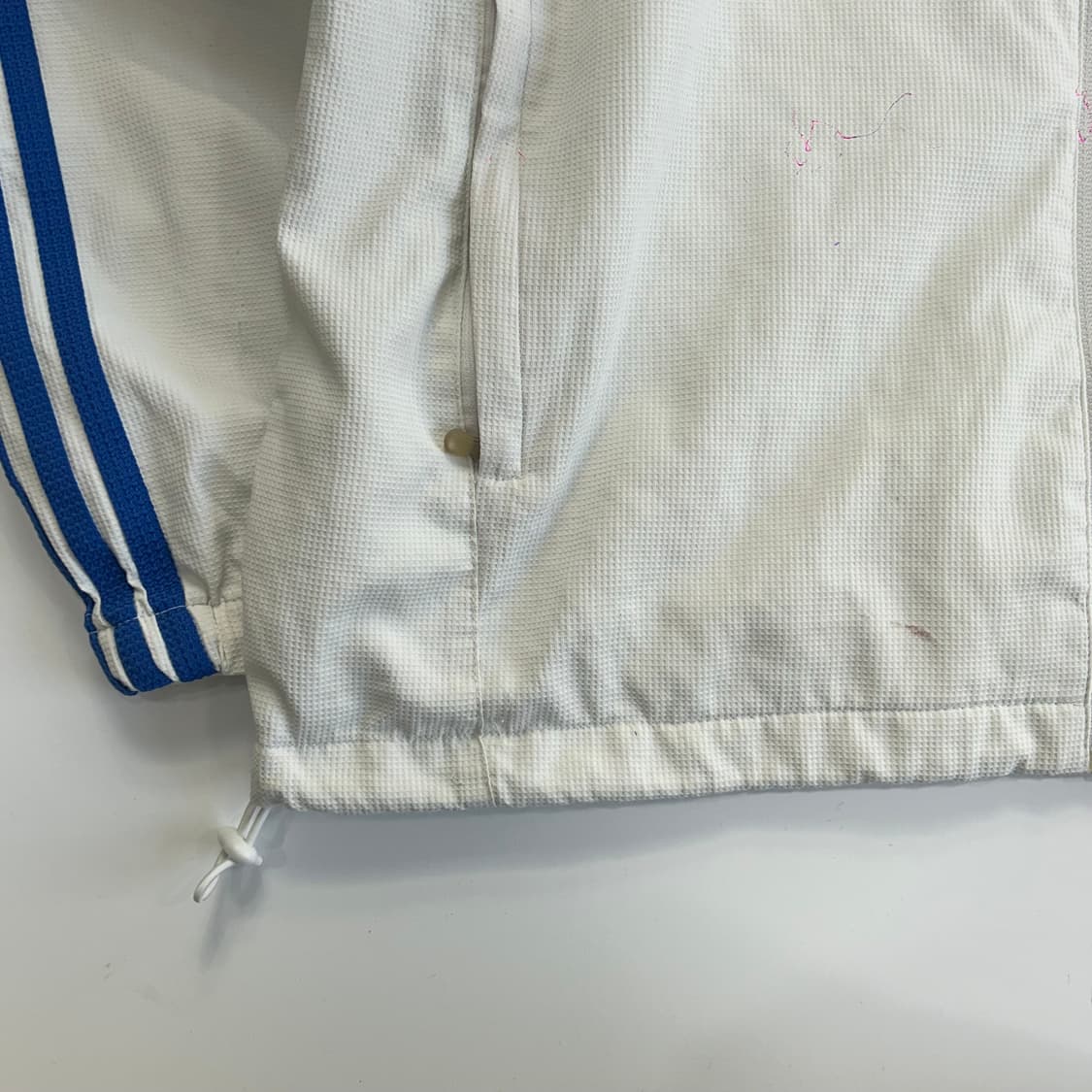 Adidas 아디다스 블루 화이트 트랙탑 화이트 져지 상품이미지5