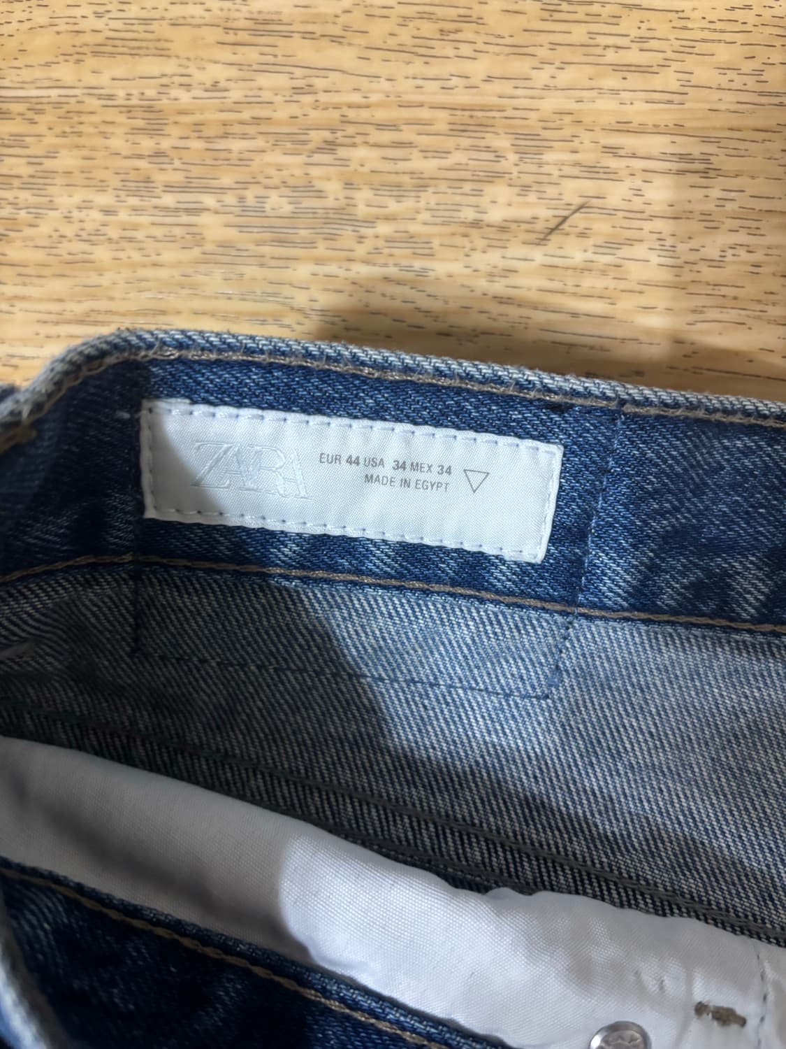 자라 / 배기 플레어 핏 데님팬츠 블루 / 44 상품이미지7