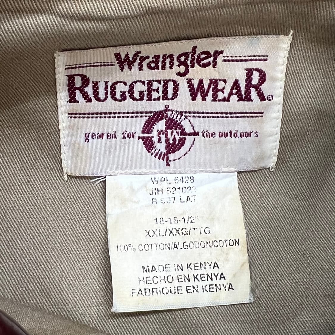 랭글러리얼트리 패치 헌팅셔츠 r2902 상품이미지6