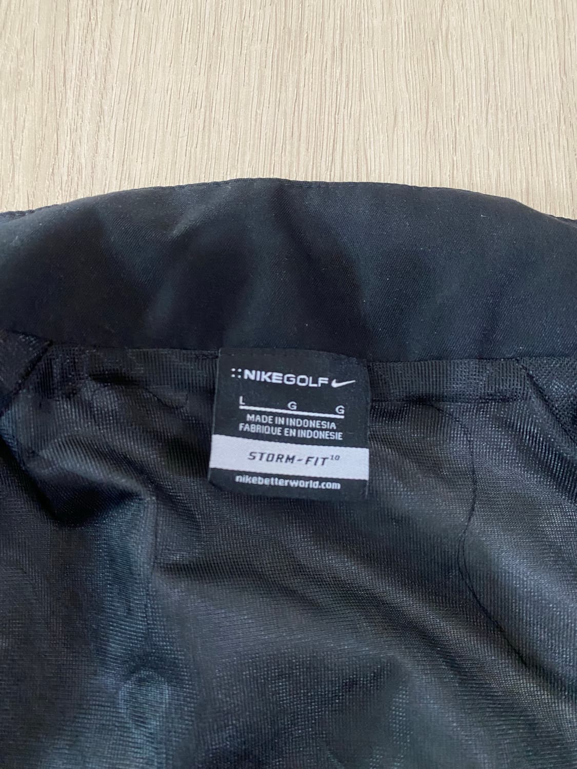 나이키 골프 스톰핏 블랙 바람막이 자켓 (L) 상품이미지7