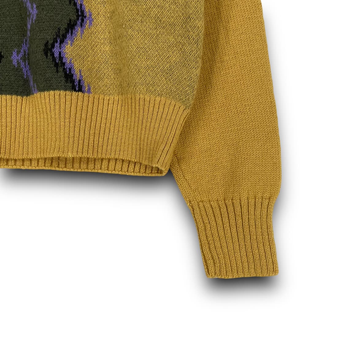 입생로랑 패턴 울 니트 상품이미지4