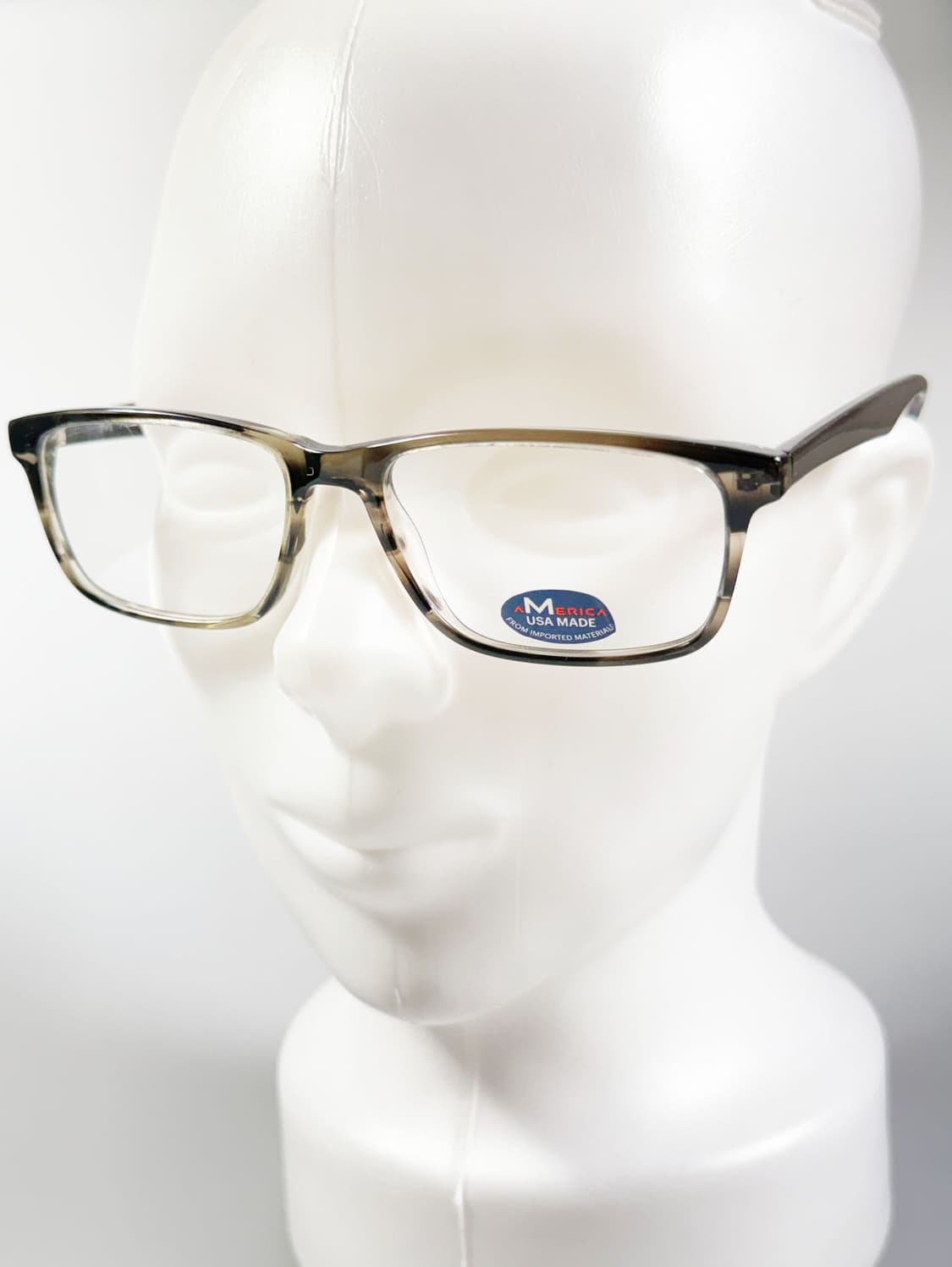 미국제 M AMERICA 그레이 톨토이즈 뿔테 스퀘어 빈티지 안경 상품이미지8