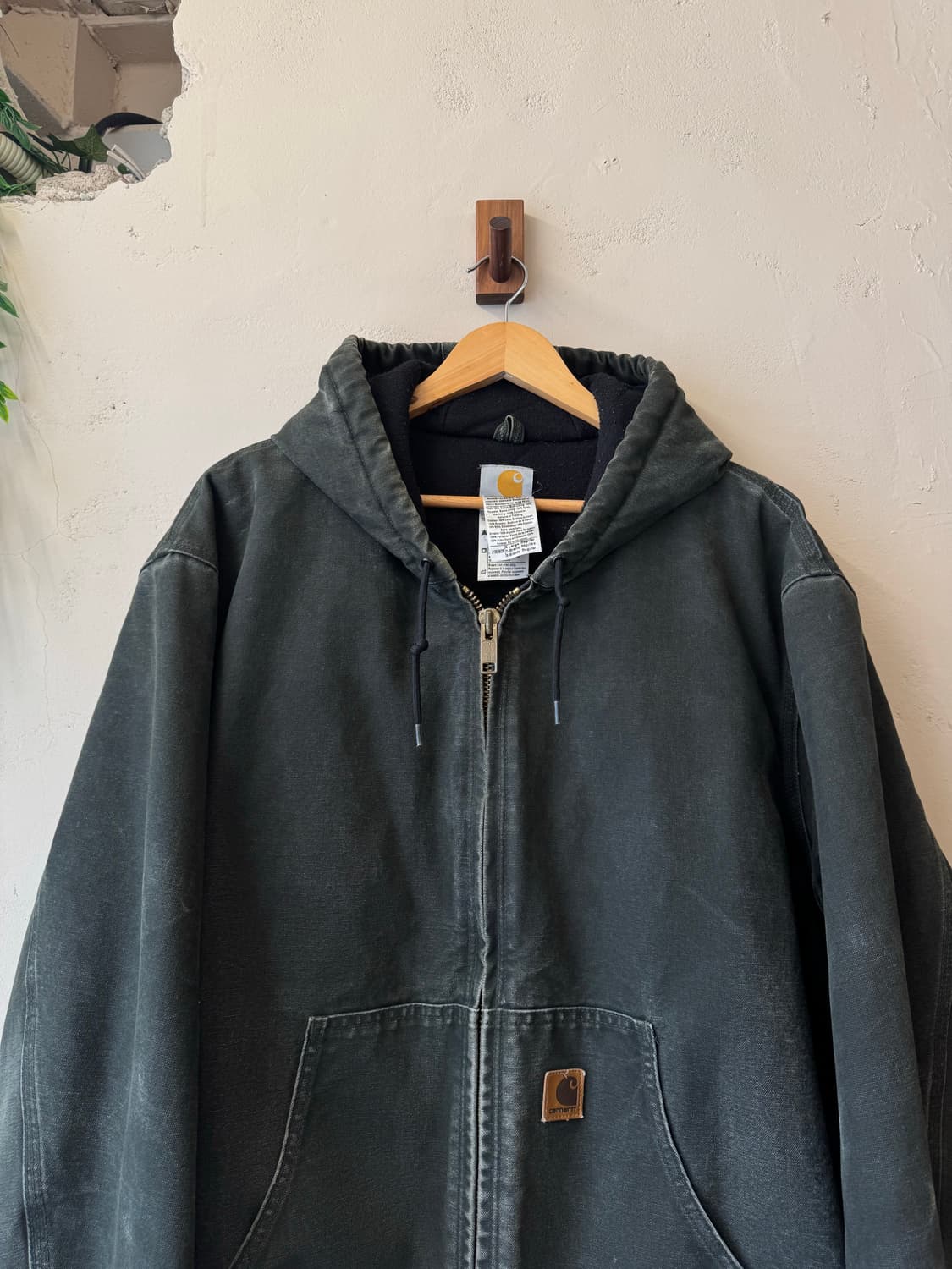 칼하트 J130 액티브자켓 mos green xl 상품이미지3