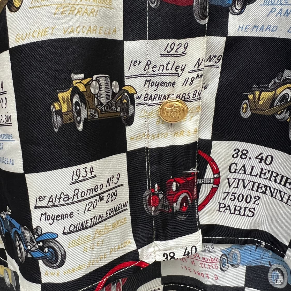 YUKI TORII 클래식카 실크 셔츠 상품이미지3