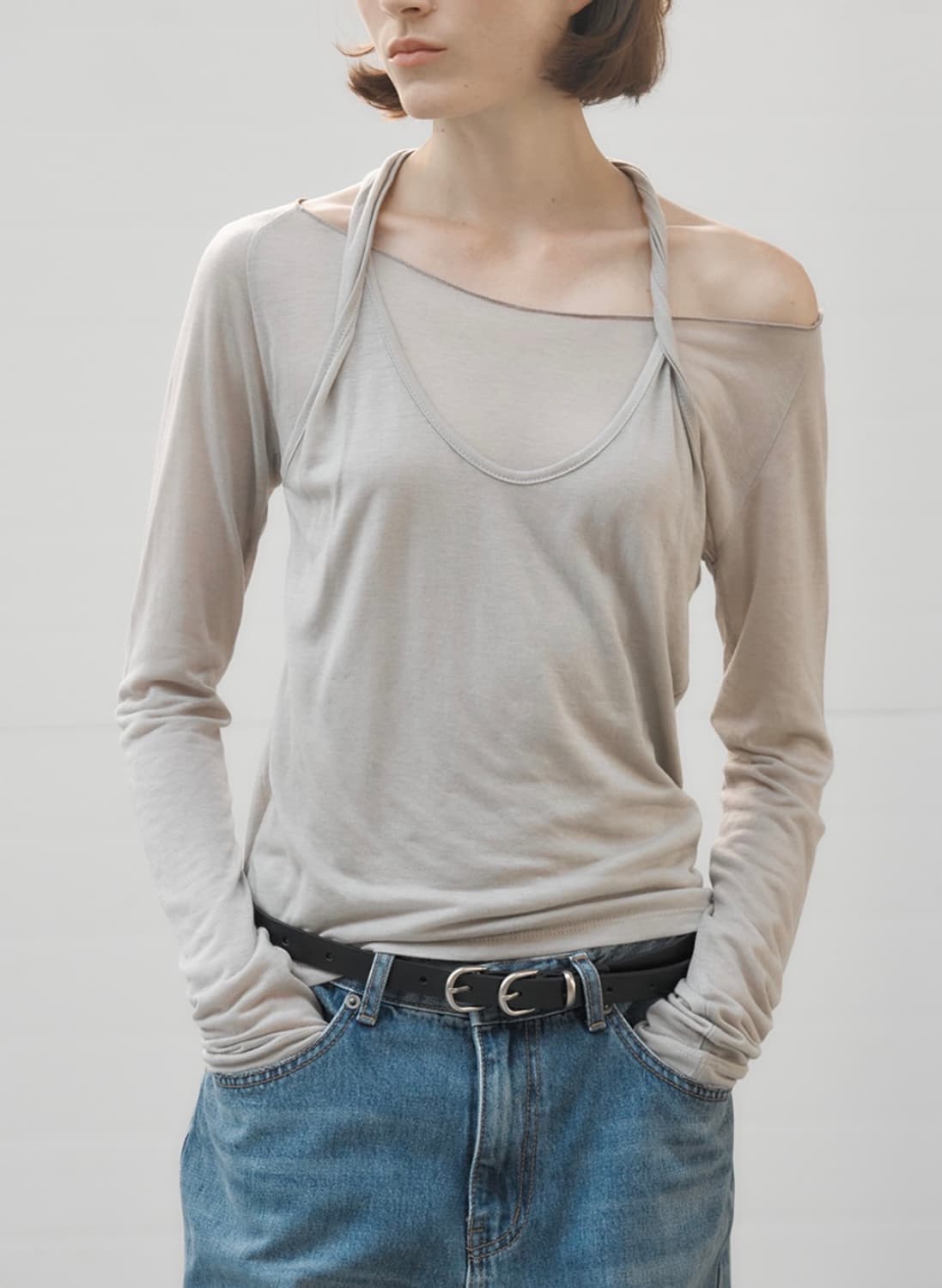 꼬임 티셔츠 상품이미지4