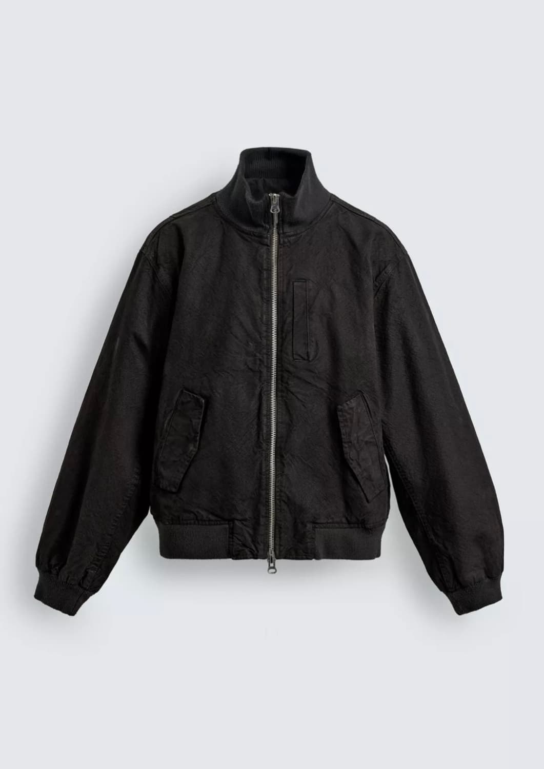 새상품) M 자라 남성 워싱 주름 봄버 자켓 상품이미지2