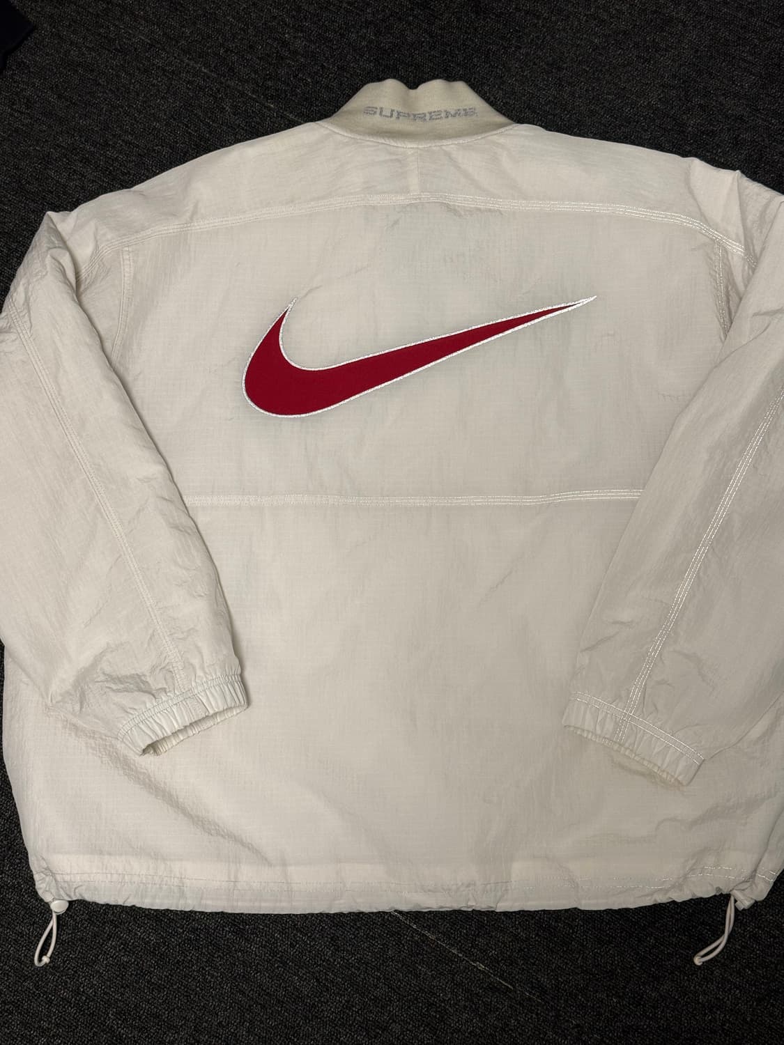 [L] 슈프림 x 나이키 립스탑 풀오버 화이트 - 24SS 상품이미지2