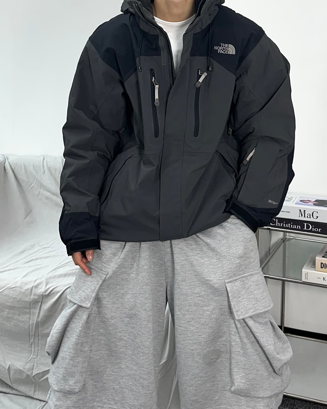 노스페이스 recco  고어텍스 하이벤트 바람막이 L 상품이미지2