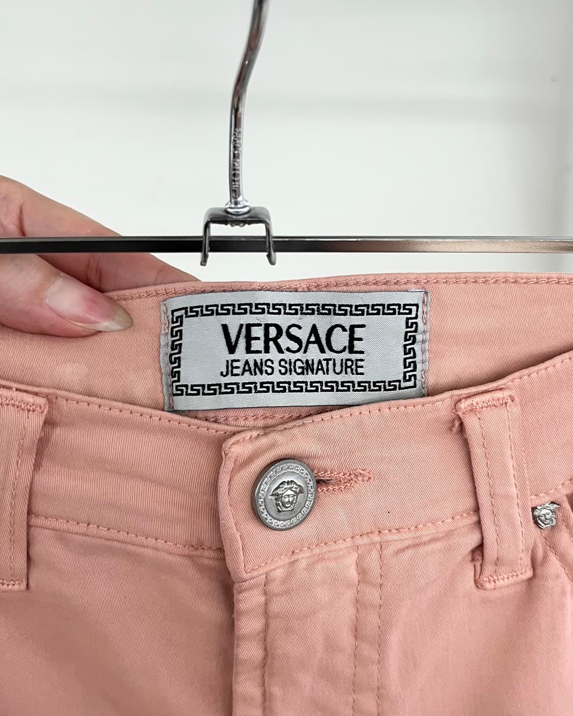 베르사체 핑크 코튼 팬츠 상품이미지7