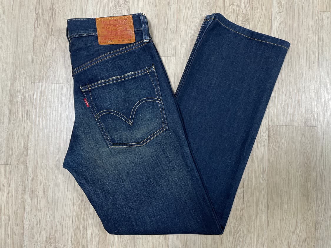 30) 00s 리바이스 재팬 502 오일워싱 데님팬츠 상품이미지1