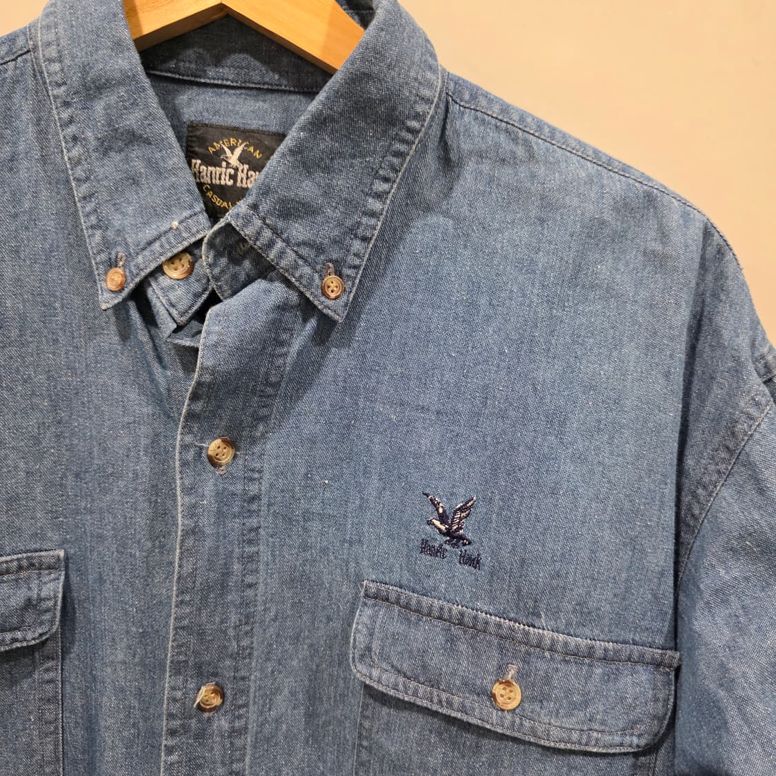 Hanric Hawk 아메리칸 캐주얼 데님 카라셔츠 상품이미지2
