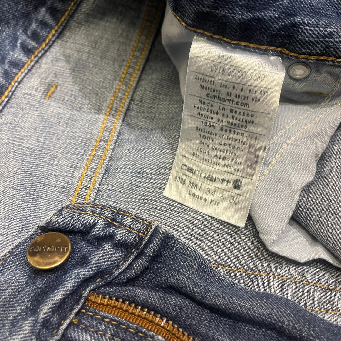 빈티지 칼하트 USA 데님 팬츠 상품이미지4