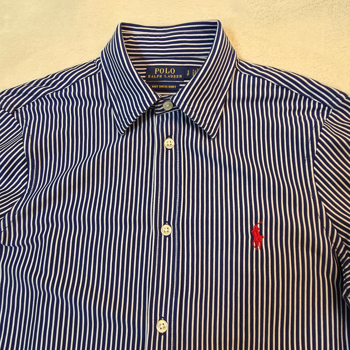 (S)여성 폴로 슬림 스트라이프 셔츠 남방 상품이미지2