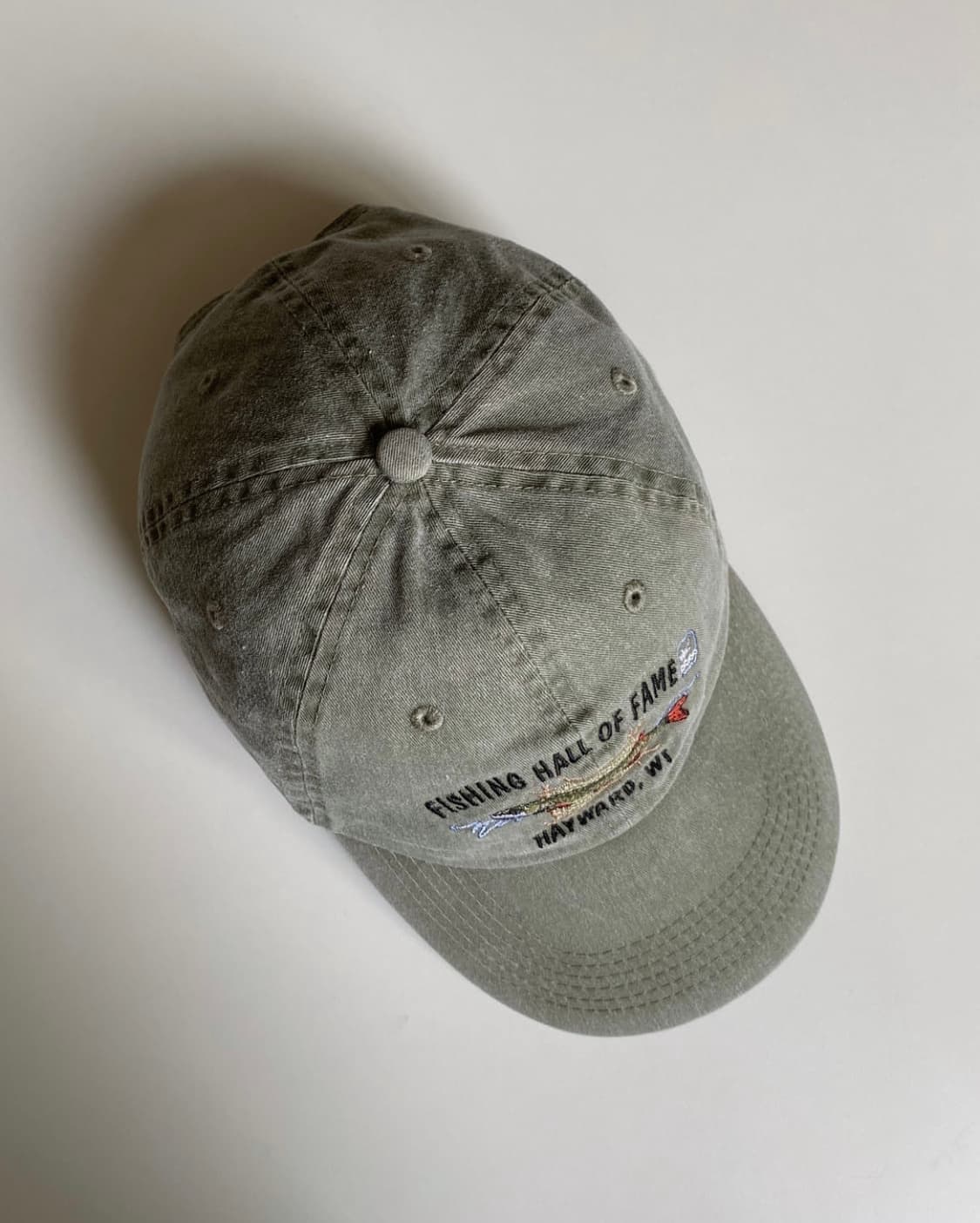 FISHING HALL OF FAME 빈티지 볼캡 모자 상품이미지4