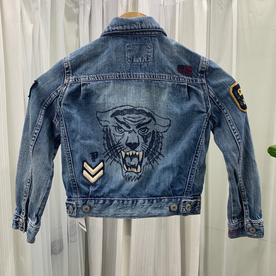 폴로 랄프로렌 키즈 커스텀 빈티지 데님 자켓 1881 상품이미지2