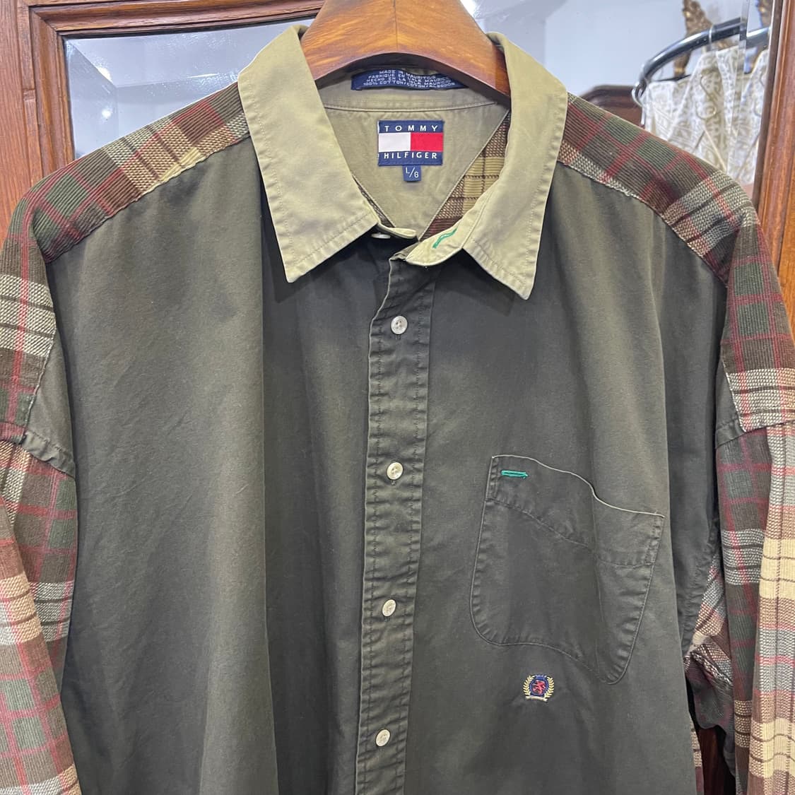 90's 타미 힐피커 멀티셔츠 상품이미지4