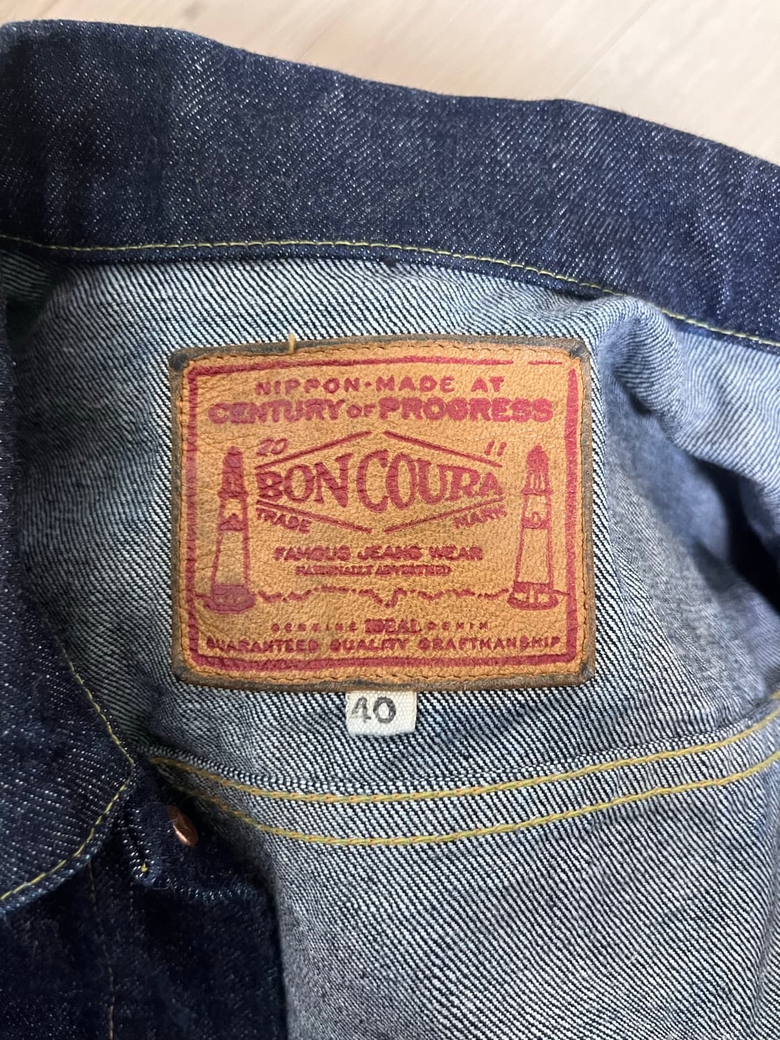 본쿠라 3rd  데님 자켓 (40) + 반팔 티셔츠(38) 상품이미지3