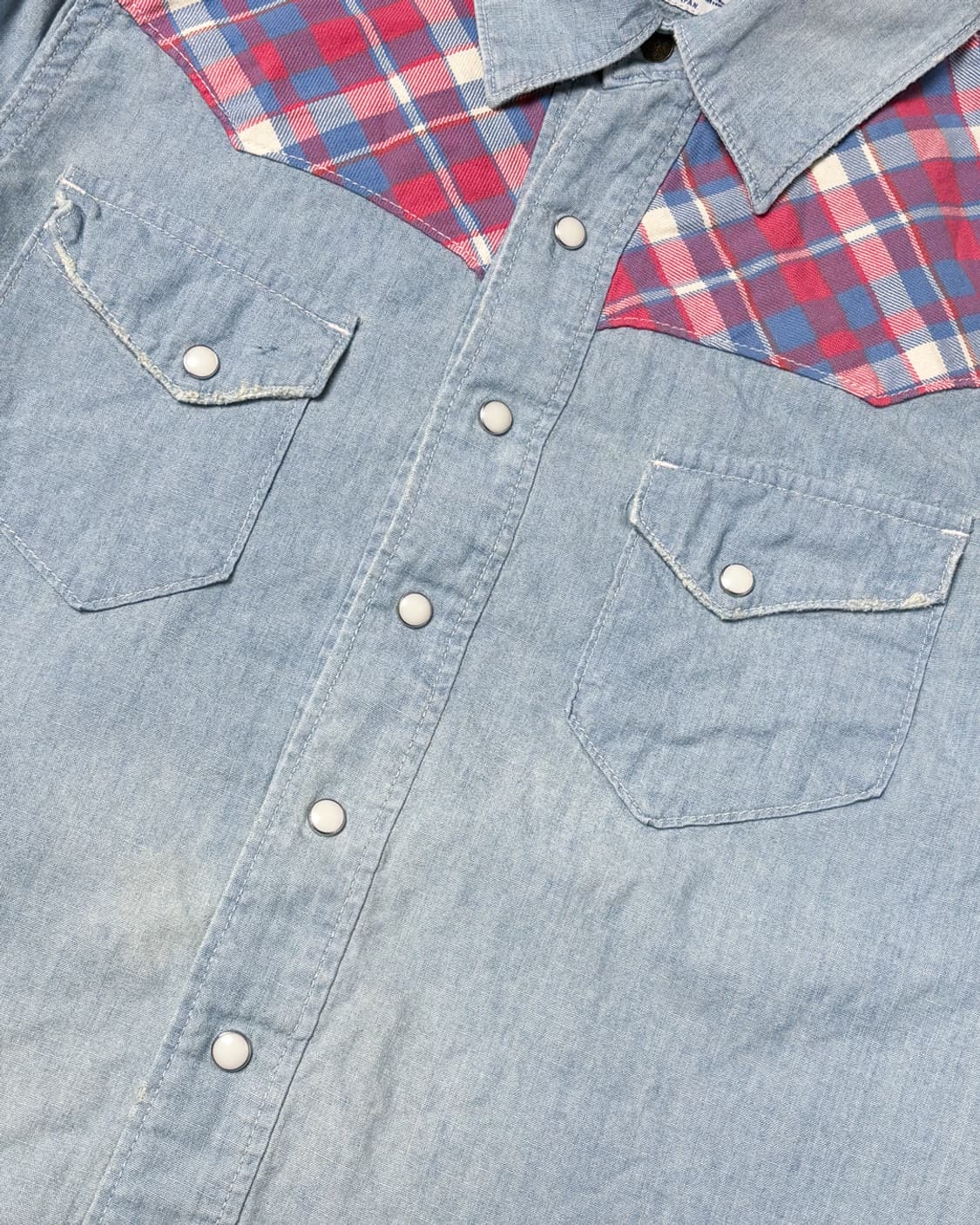 일본빈티지 클래식 빈티지 데님 셔츠 상품이미지4