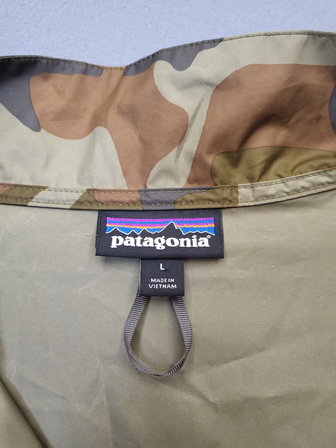 파타고니아 카모 바람막이 셋업 상품이미지5