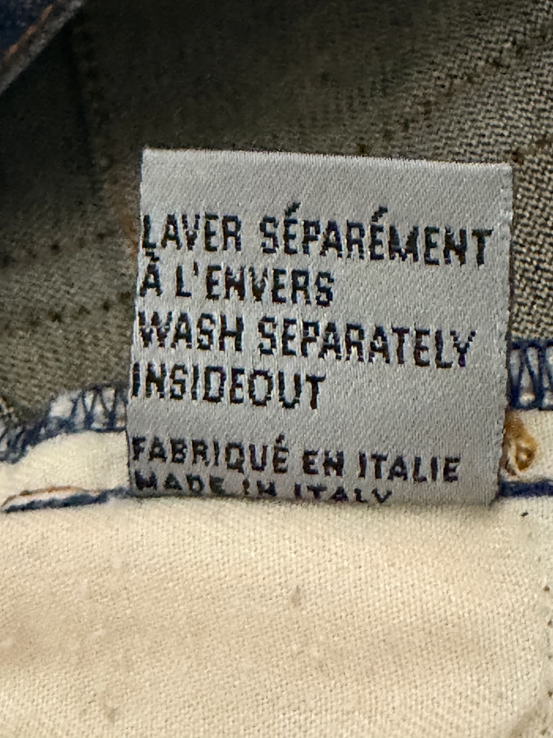 디올 옴므 08 언더마이카 레드페인트 진 (32 size) 상품이미지6