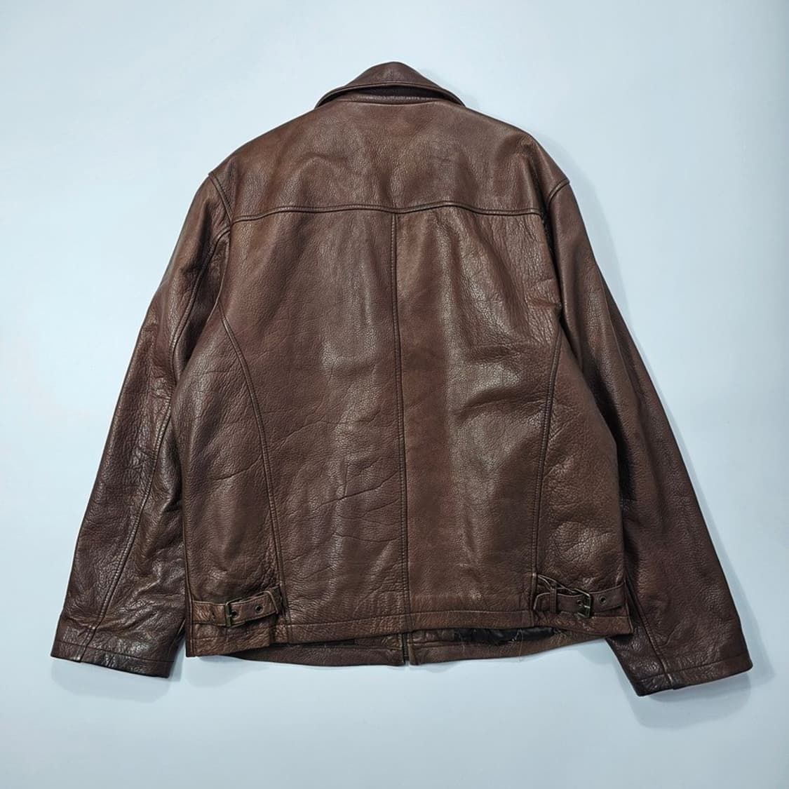 POS TURE 빈티지 소가죽 자켓 XL 상품이미지2