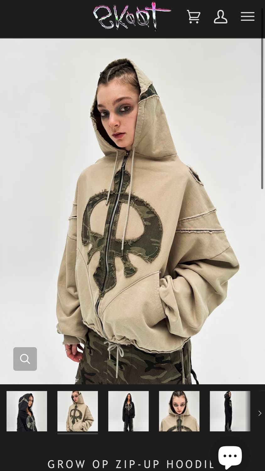 (Autograph) GROW OP ZIP-UP HOODIE 상품이미지3