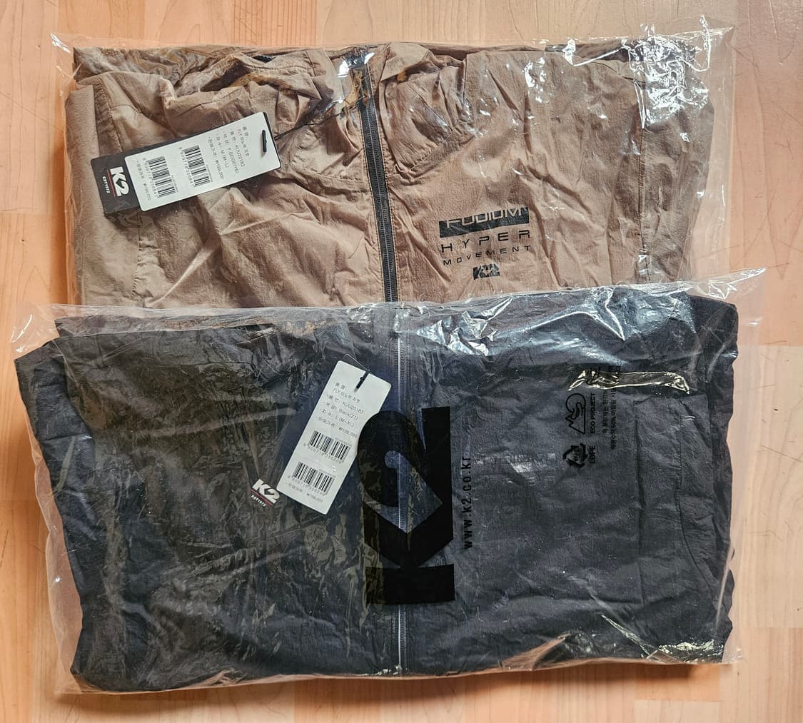 (새제품)K2 아노락 바람막이 자켓 공용(블랙,베이지M,L,XL) 상품이미지10